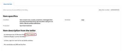 Artikelfoto(s) von einem verifizierten Käufer