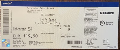Lets Dance 2024 Berlin - Live-Tour - Mercedes-Benz Arena