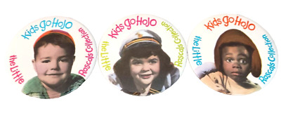 3 Howard Johnsons Hojo Little Rascals Motel Restaurant Button Pin Set New NOS