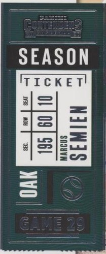 2020 Panini Contenders - Marcus Semien #82