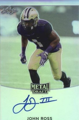 2017 Leaf Metal Draft John Ross #BA-JR1