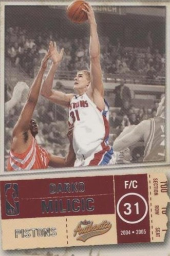 2004-05 Fleer Authentix - Darko Milicic #35