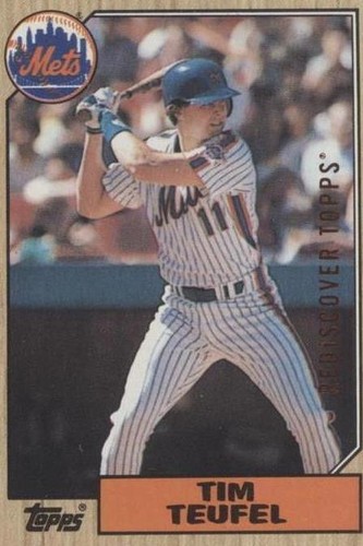 2017 Topps - Tim Teufel #1987-158