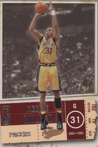 2004-05 Fleer Authentix - Reggie Miller #26