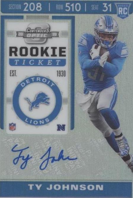 2019 Panini Contenders Optic Ty Johnson #145