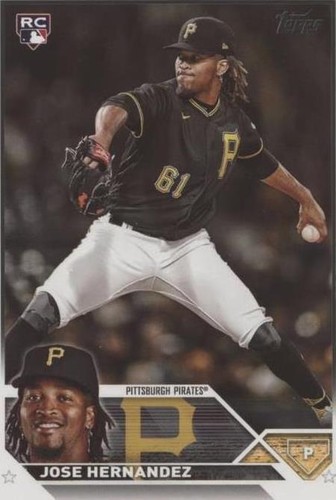 2023 Topps Update Jose Hernandez US185 Orange & Black Foil