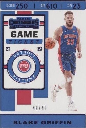 2019-20 Panini Contenders - Blake Griffin #10