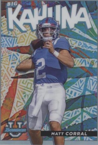 2021-22 Bowman University Matt Corral #TBK-4