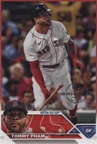 2023 Topps Tommy Pham 582 Montgomery Club Parallel Boston Red Sox
