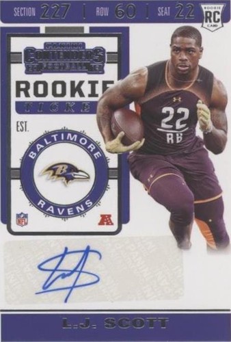 2019 Panini Contenders L.J. Scott #177