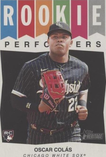 2023 Topps Heritage High Number - Oscar Colas #RP-12