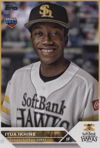 新品✨【SoftBank HAWKS】 2023 Topps NPB 206 Tobacco Mini Itua Ikhine Fukuoka Softbank