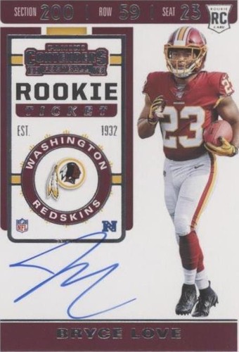 2019 Panini Contenders Bryce Love #114
