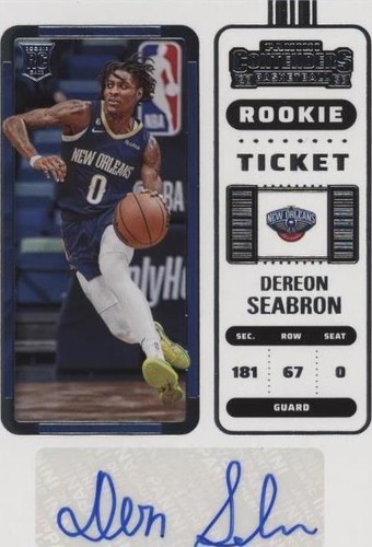 2022-23 Panini Contenders - Dereon Seabron #162