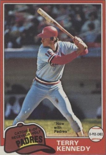 1981 O-Pee-Chee - Terry Kennedy #353