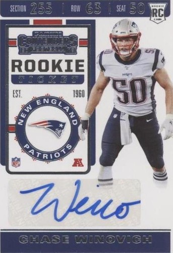 2019 Panini Contenders Chase Winovich #276