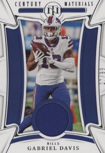 2022 Panini National Treasures Gabriel Davis #CEN-GDA