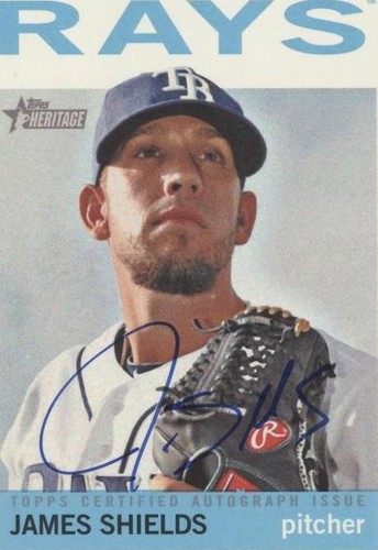 2013 Topps Heritage - James Shields #ROA-JSH