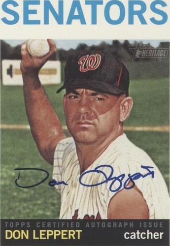 2013 Topps Heritage - Don Leppert #ROA-DL