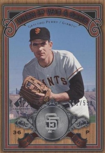 2006 SP Legendary Cuts - Gaylord Perry #WG-GP