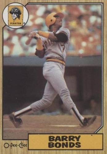 その他 Barry Bonds Rookie Card (1987 Donruss) Barry Bonds 1987 Donruss Opening Day Rookie Card #163 scan