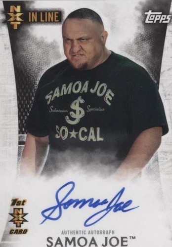 2015 Topps WWE Undisputed - Samoa Joe #NA-SJ