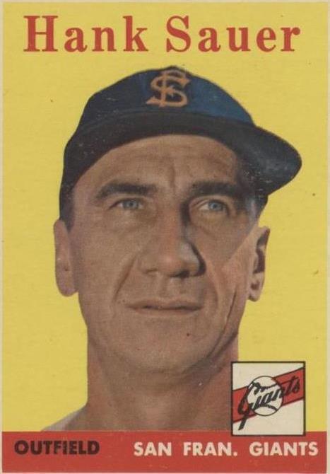 1958 Topps - Hank Sauer #378