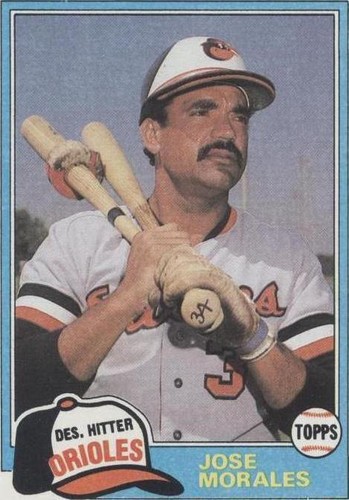 1981 Topps Traded - Jose Morales #806