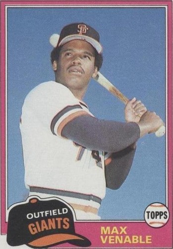1981 Topps - Max Venable #484