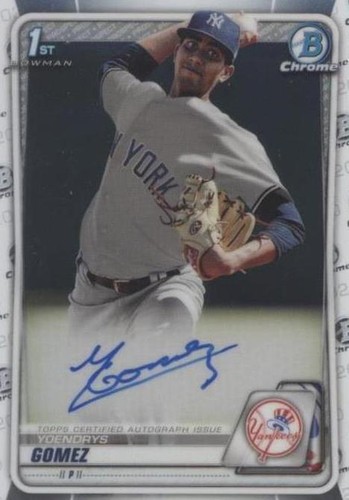 2020 Bowman Chrome - Yoendrys Gomez #CPA-YG