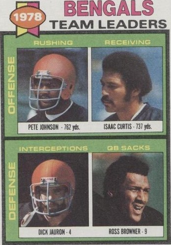 1979 Topps Dick Jauron Isaac Curtis Pete Johnson #94