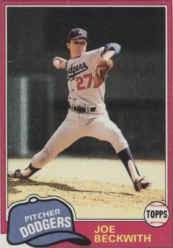 1981 Topps - Joe Beckwith #231