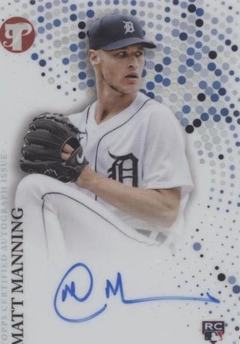 2022 Topps Pristine - Matt Manning #PA-MMA