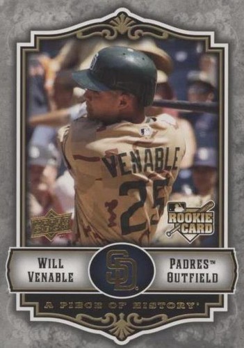 2009 Upper Deck A Piece of History - Will Venable #136