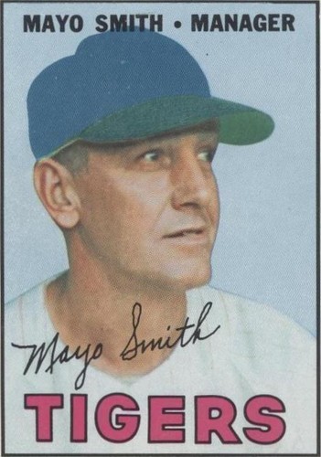 1967 Topps Mayo Smith Detroit Tigers #321 | eBay