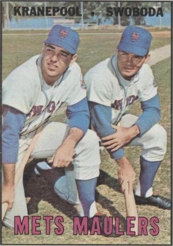 1967 Topps - Ed Kranepool Ron Swoboda #186