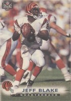 1997 Score Board NFL Experience Jeff Blake #96