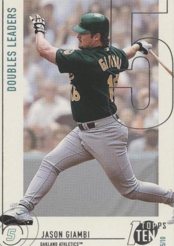 2002 Topps Ten - Jason Giambi #15