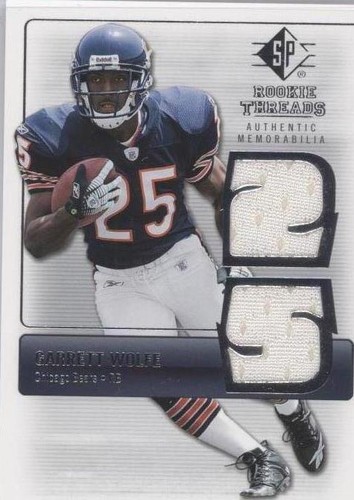 2007 SP Rookie Threads Garrett Wolfe #RT-GW