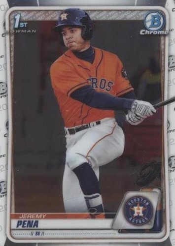 2020 Bowman Chrome Mega Box Jeremy Pena 1st Blue Mojo