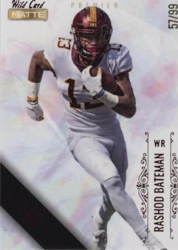 2021 Wild Card MATTE Rashod Bateman #MBC-22