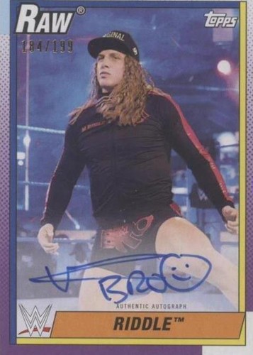 2021 Topps Heritage WWE - Matt Riddle #A-BRO