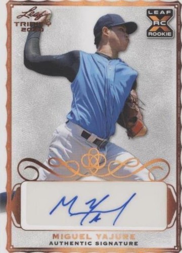 2020 Leaf Trinity - Miguel Yajure #A-MY1