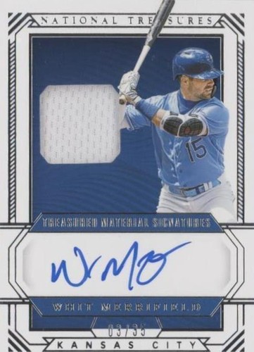 2019 Panini National Treasures - Whit Merrifield #TMS-WM