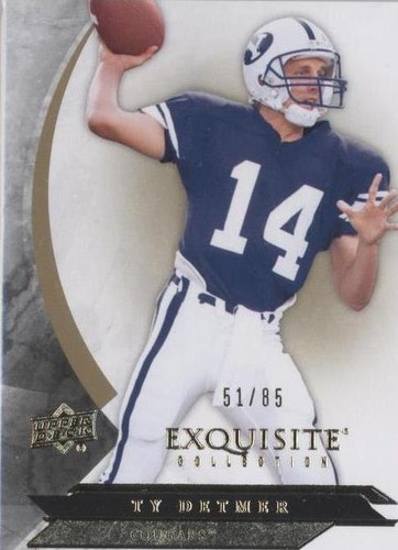2012 Exquisite Collection Ty Detmer #49