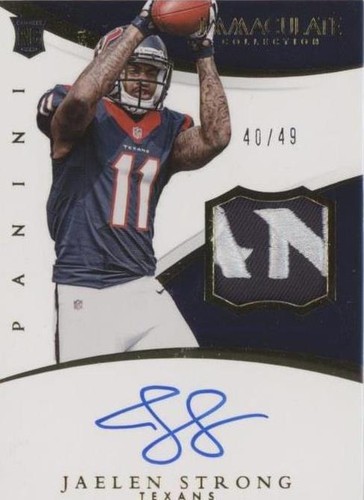 2015 Panini Immaculate Collection Jaelen Strong #SPR-JS