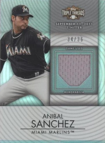 2012 Topps Triple Threads - Anibal Sanchez #TTUR-283