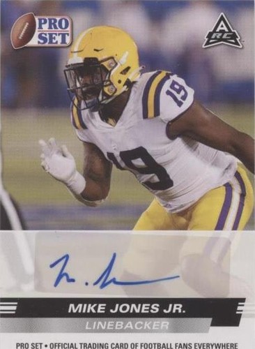 2022 Leaf Pro Set Draft Mike Jones Jr. #PSA-MJJ