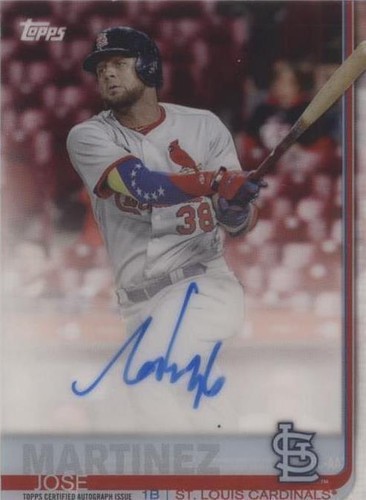 2019 Topps Clearly Authentic Autographs - Jose Martinez #CAA-JO