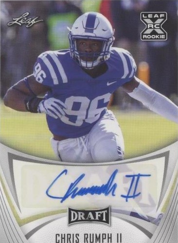 2021 Leaf Draft Chris Rumph II #BA-CR2